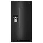 Maytag 35.5" 24.5 Cu. Ft. Black Side-by-Side Refrigerator - MRSF4036PB