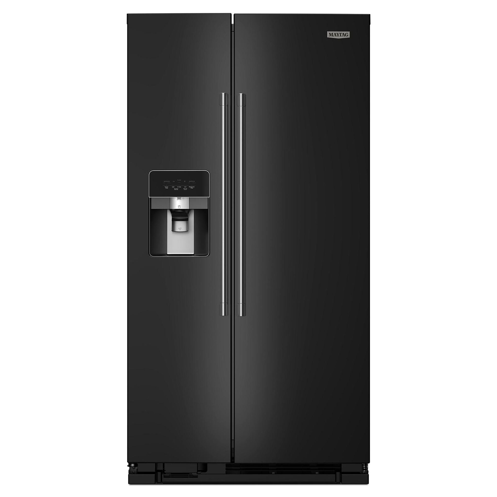 Maytag 35.5" 24.5 Cu. Ft. Black Side-by-Side Refrigerator - MRSF4036PB
