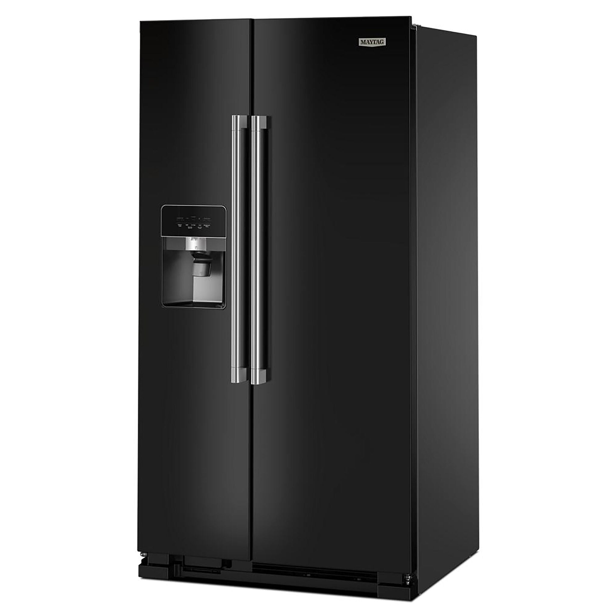Maytag 35.5" 24.5 Cu. Ft. Black Side-by-Side Refrigerator - MRSF4036PB