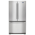 Maytag Fingerprint Resistant Stainless Steel 32.63" French Door Refrigerator (22.10 Cu Ft) - MRFF5033PZ