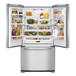 Maytag Fingerprint Resistant Stainless Steel 32.63" French Door Refrigerator (22.10 Cu Ft) - MRFF5033PZ