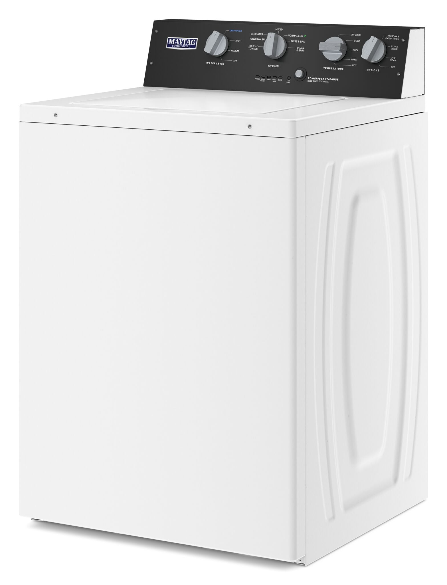 Maytag White Commercial-Grade Residential Agitator Top Load Washer (4.00 IEC Cu Ft) - MVWP586GW