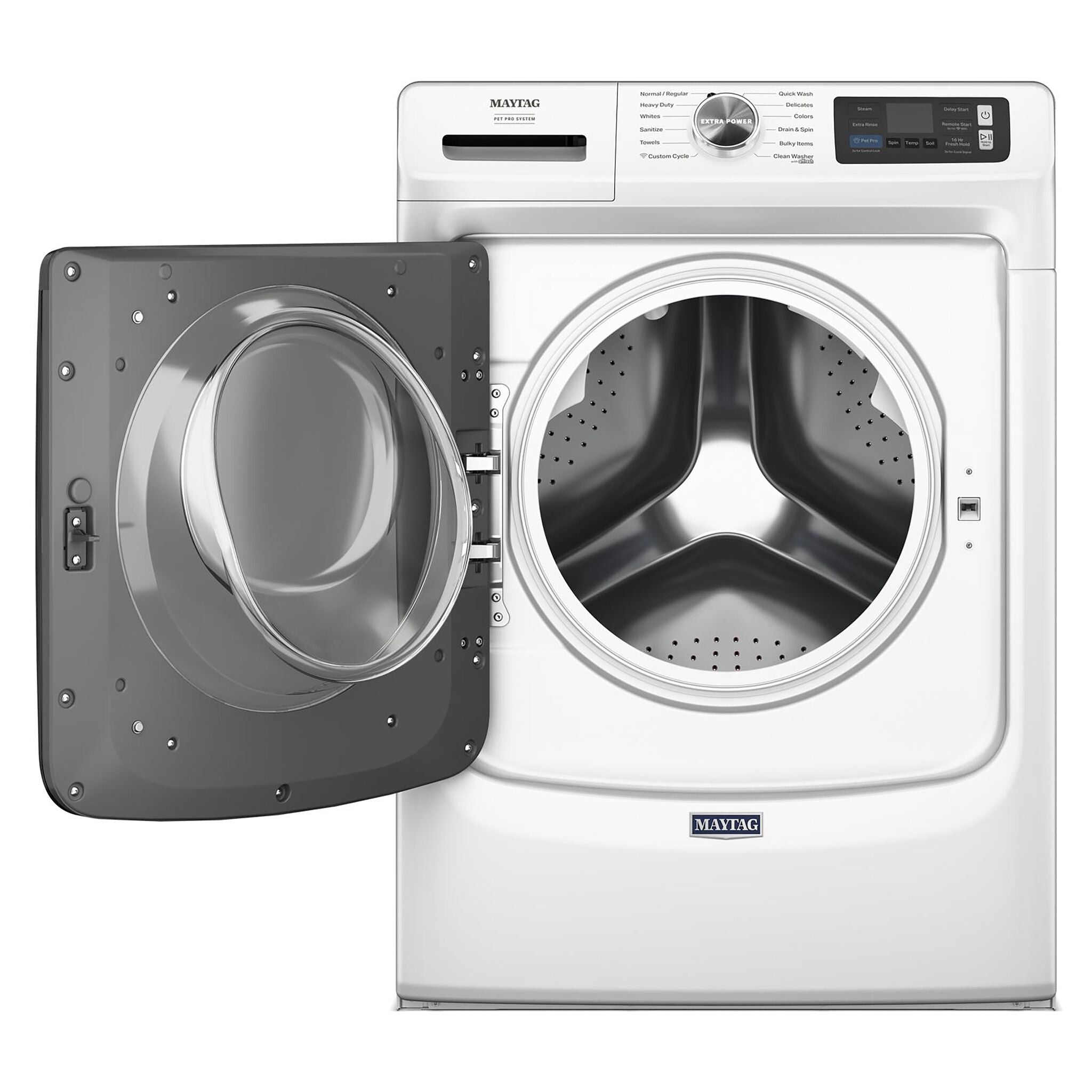 Maytag White Front-Load Washer with Pet Pro (5.8 Cu.Ft.) - MFW7020RW