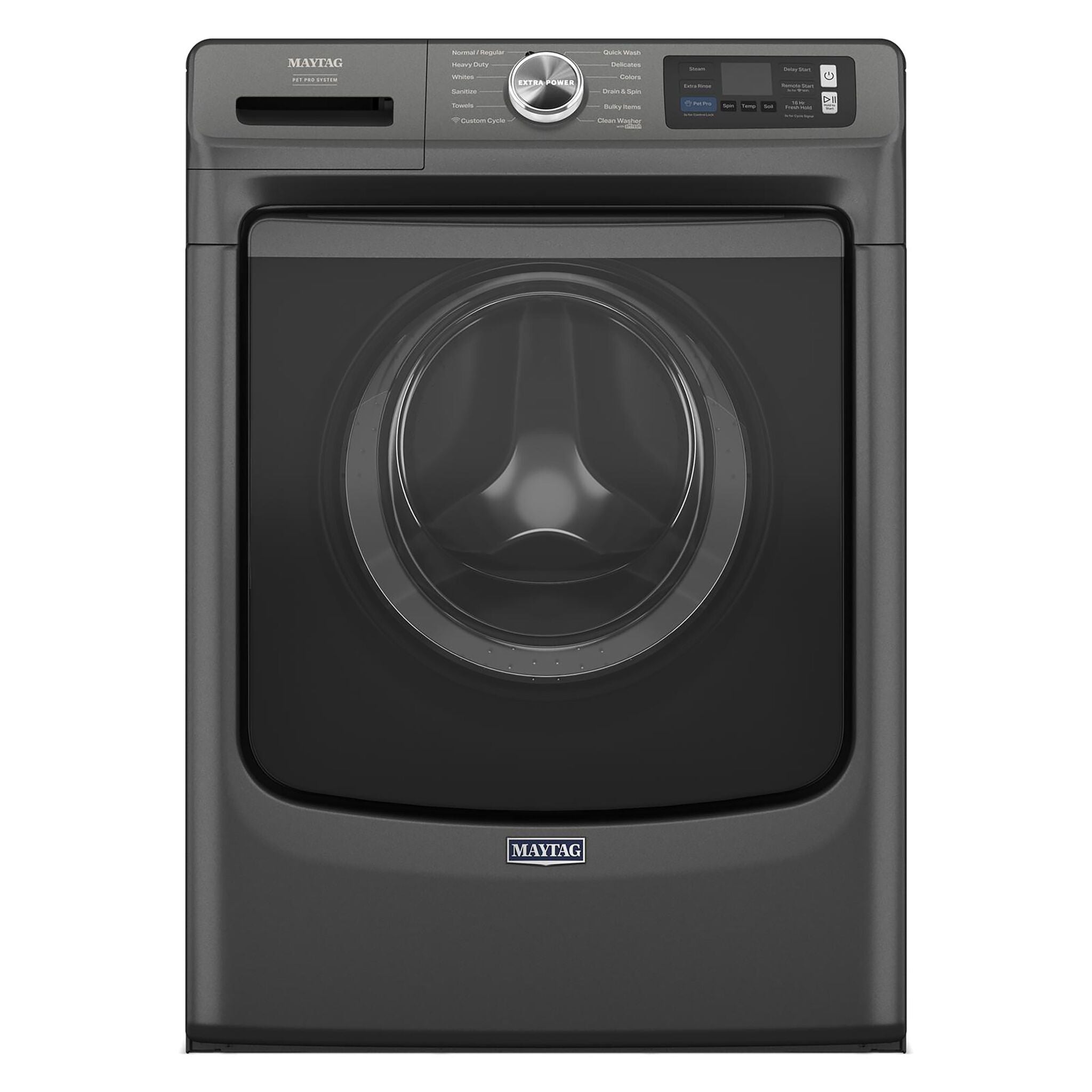 Maytag Volcano Black Front-Load Washer with Pet Pro (5.8 Cu.Ft.) - MFW7020RU