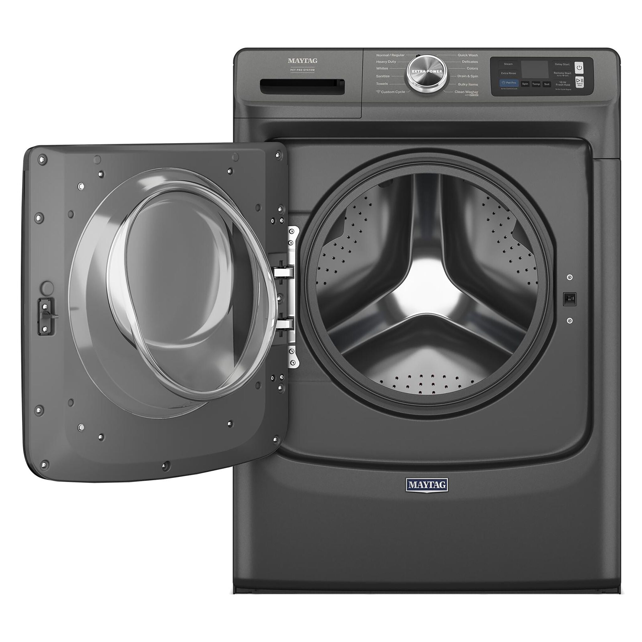 Maytag Volcano Black Front-Load Washer with Pet Pro (5.8 Cu.Ft.) - MFW7020RU