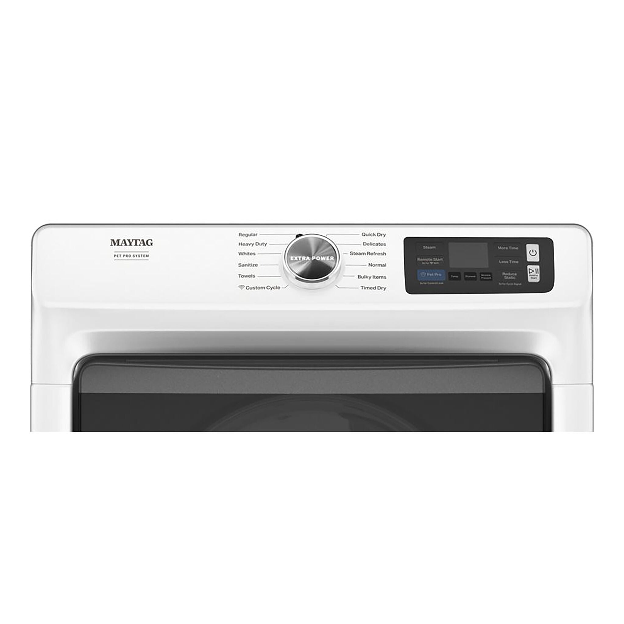 Maytag White Gas Dryer with Pet Pro (7.4 Cu.Ft.) - MGD7020RW
