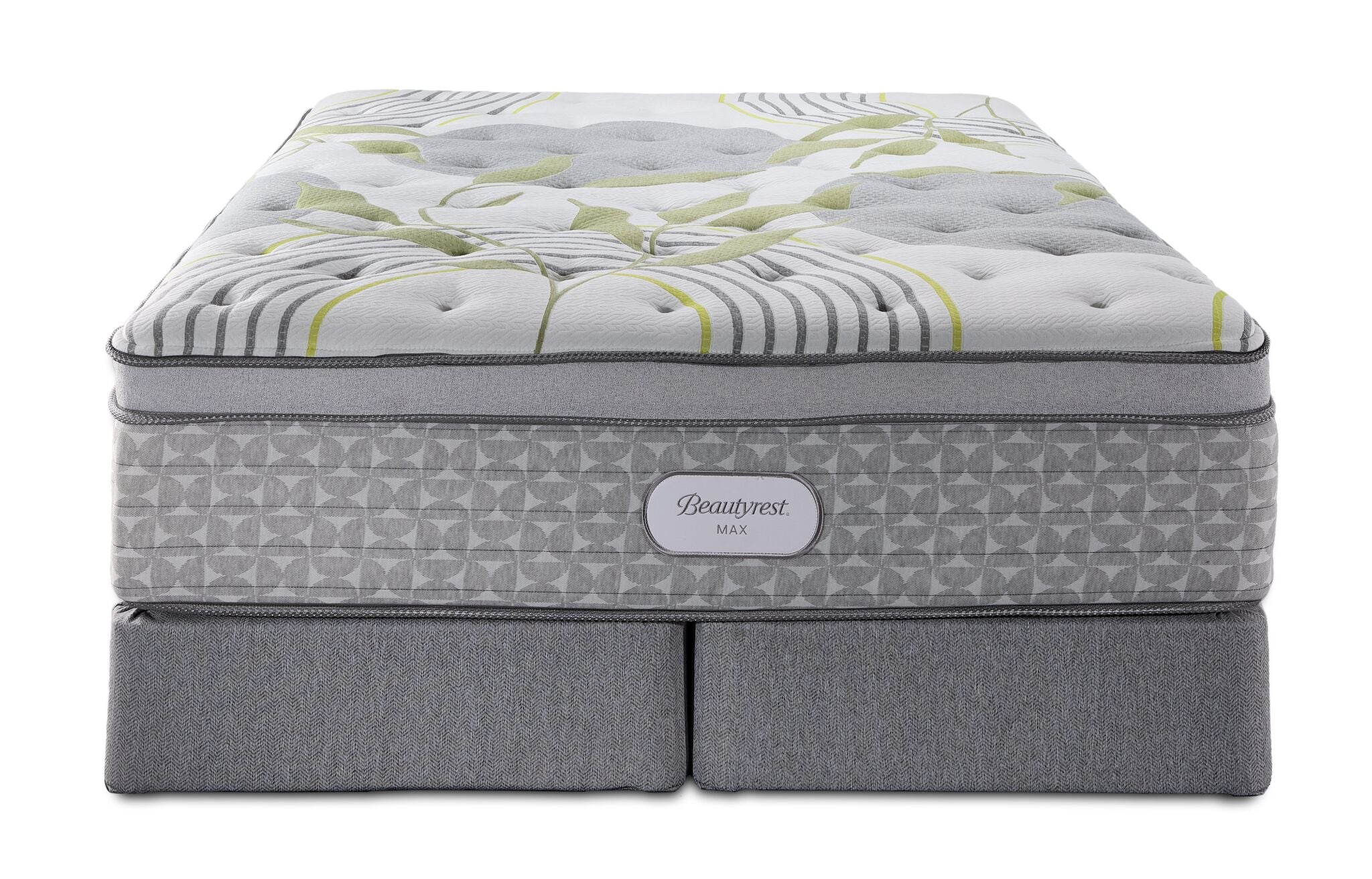 Beautyrest Max Mellow Euro Top Firm Queen Mattress and Split Boxspring Set
