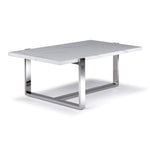 Memphis 48" Coffee Table - White