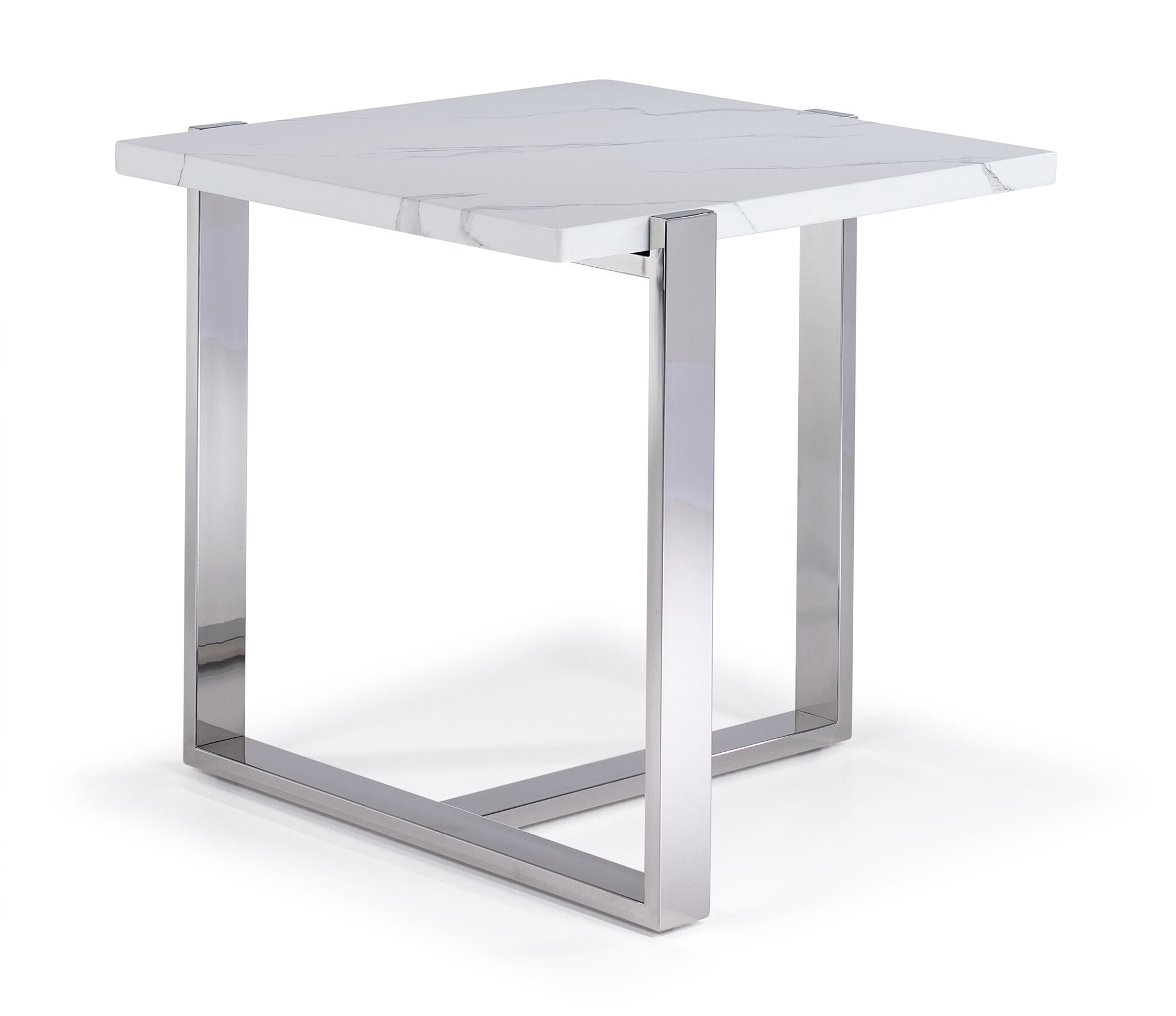 Memphis 24" End Table - White