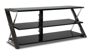 Merlot 60 " TV Stand - Black, Grey