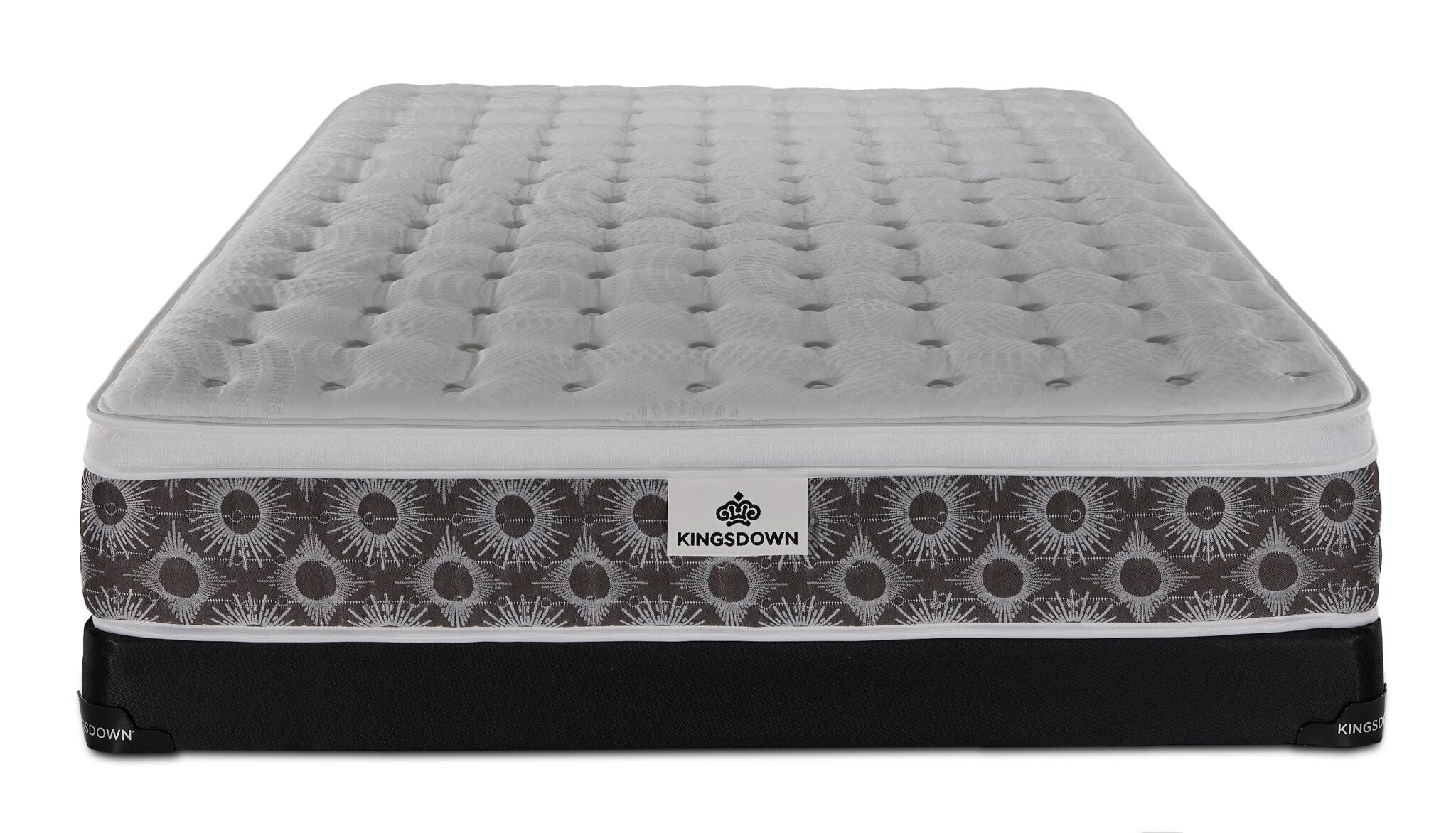 Kingsdown Merritt Medium Euro Top Full Mattress and Low Profile Boxspring Set