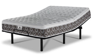 Kingsdown Merritt Medium Euro Top Queen Mattress and L2 2.0 Adjustable Base