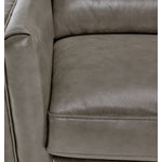 Miguel Leather Loveseat - Stone