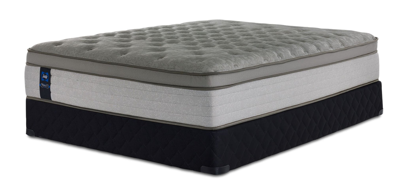 Sealy Posturepedic® Plus Sterling Milana II Luxury Plush Eurotop Twin XL Mattress and Boxspring Set
