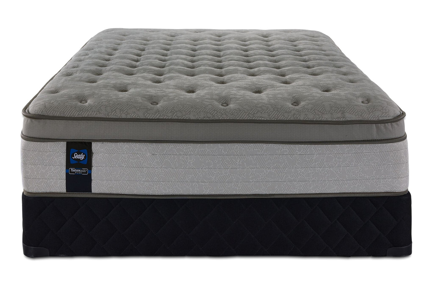 Sealy Posturepedic® Plus Sterling Milana II Luxury Plush Eurotop Twin XL Mattress and Boxspring Set