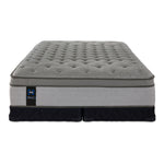 Sealy Posturepedic® Plus Sterling Milana II Luxury Plush Eurotop King Mattress and Low Profile Split Boxspring Set