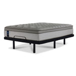 Sealy Posturepedic® Plus Sterling Hera Plush Euro Top Full Mattress and L2 Motion Pro Adjustable Base