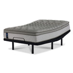 Sealy Posturepedic® Plus Sterling Milana II Luxury Plush Eurotop Twin XL Mattress and L2 Motion Pro Adjustable Base