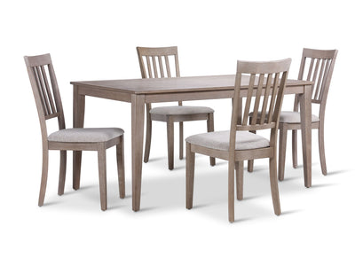 Milano 5-Piece Dining Set - Beige