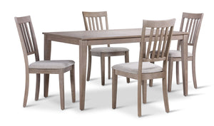 Milano 5-Piece Dining Set - Beige