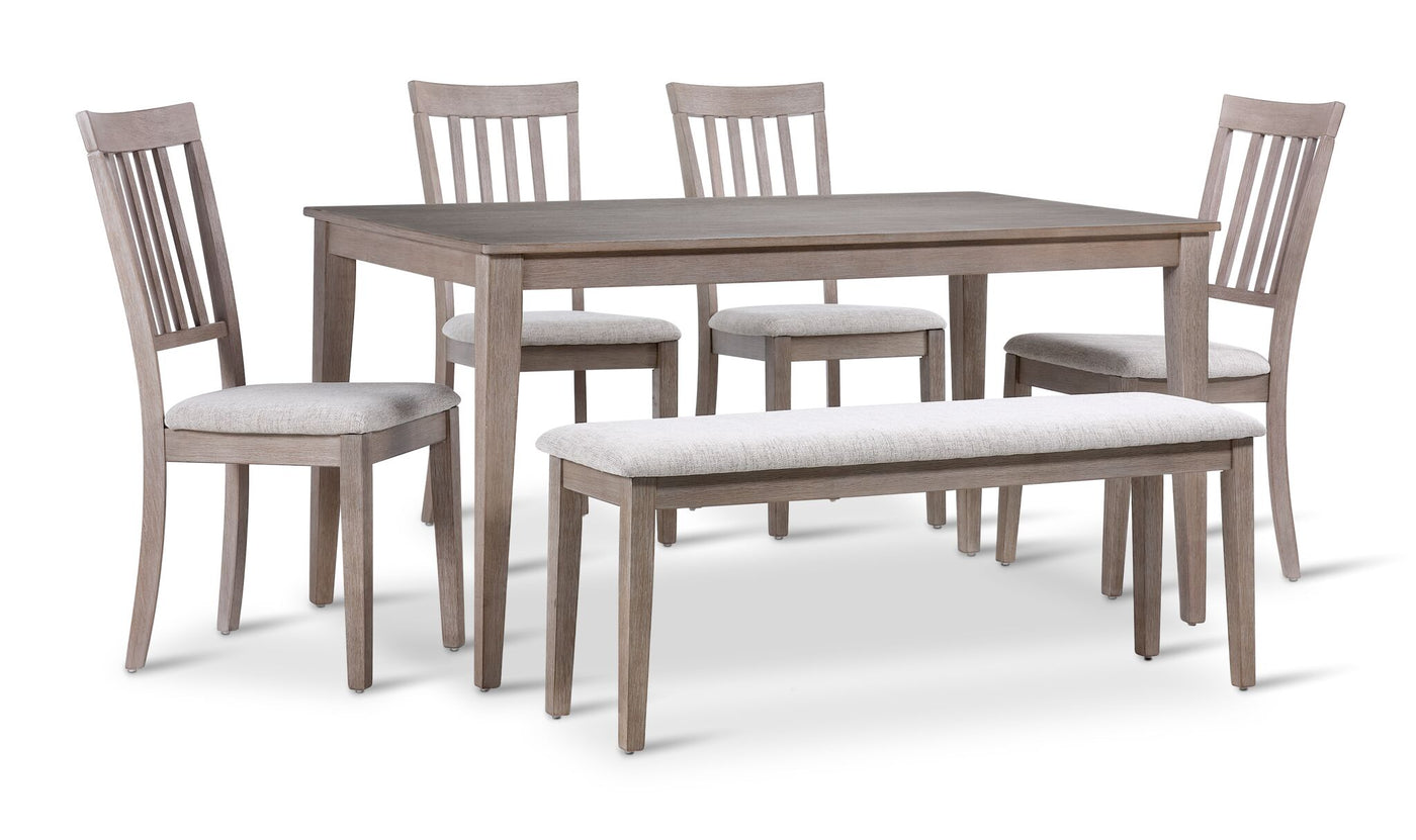 Milano 6-Piece Dining Set - Beige