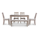 Milano 6-Piece Dining Set - Beige