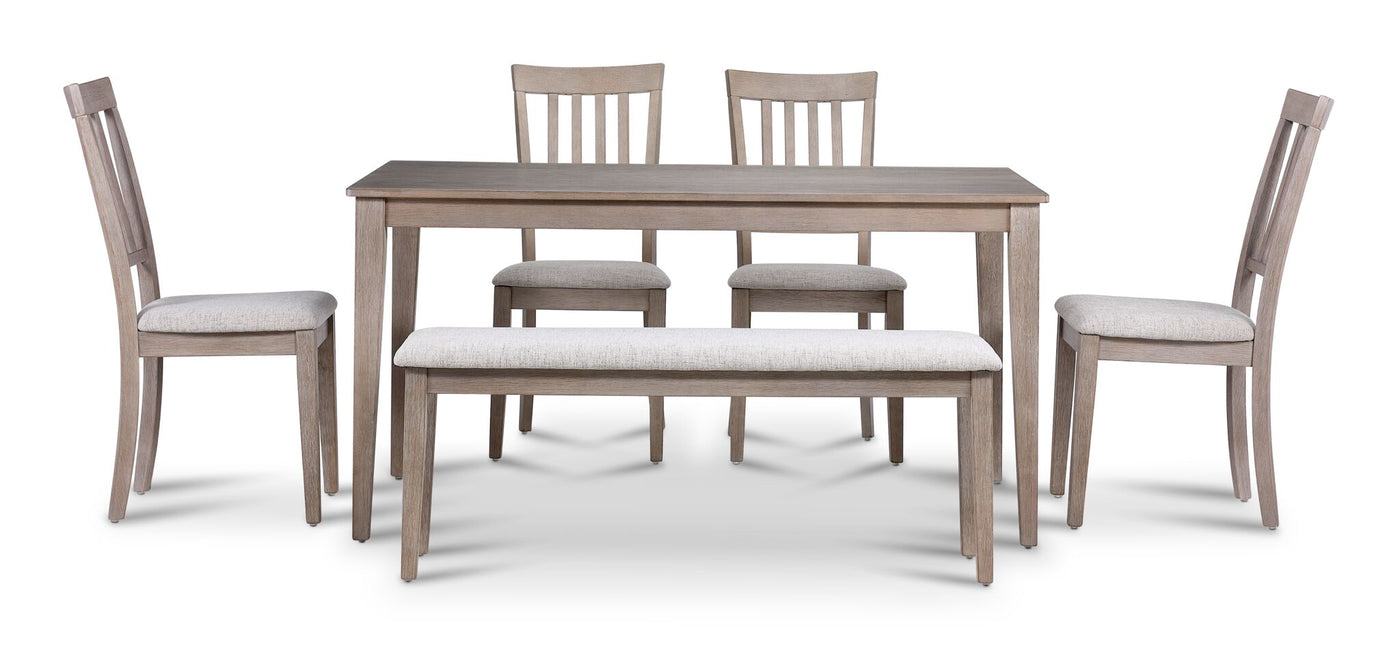 Milano 6-Piece Dining Set - Beige