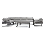 Milos 6 - Piece Outdoor Sectional - Grey
