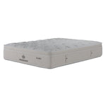 Kingsdown Mist Medium Euro Top twin mattress with cream fabric and a quilted floral top