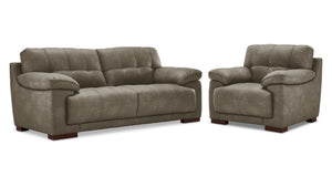 Modena Sofa and Chair Set - Green