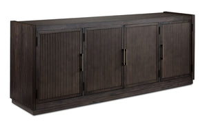 Modern Edge 77" TV Console - Dark Grey