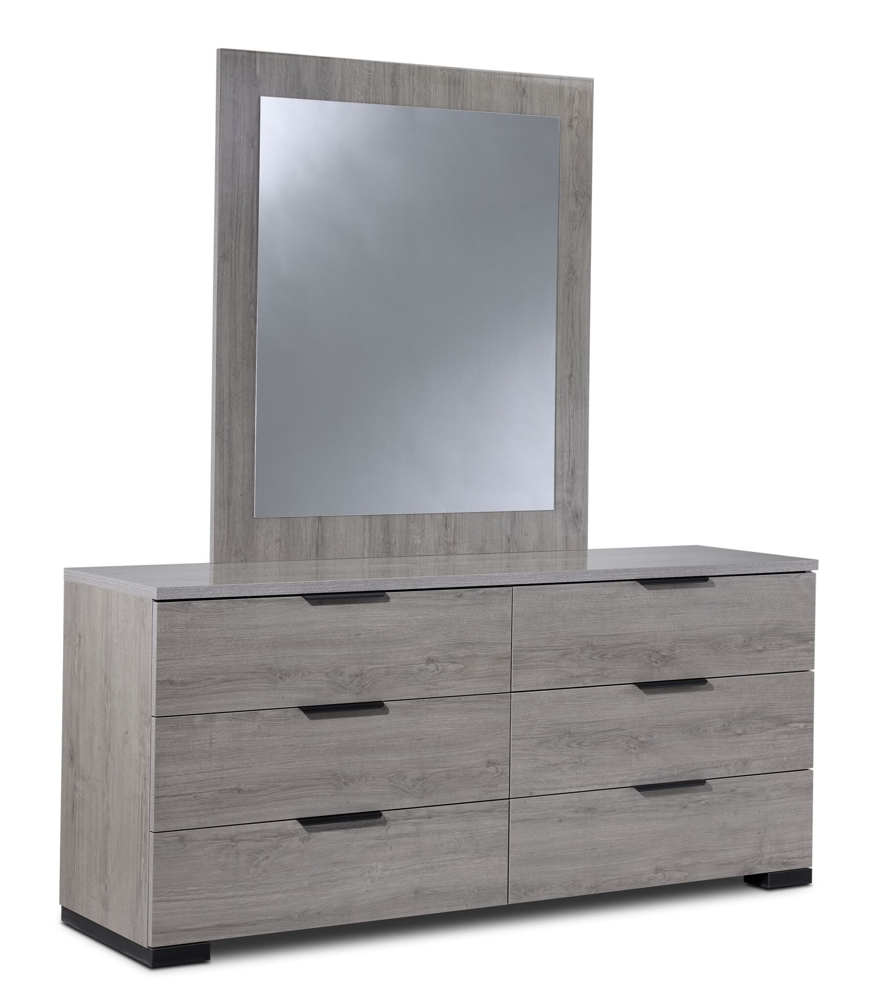In Full Bloom - Monaco 6 - Piece King Bedroom Set - Grey