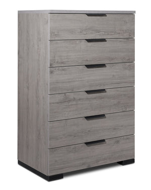Monaco 5-Drawer Chest - Grey