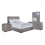 In Full Bloom - Monaco 6 - Piece Queen Bedroom Set - Grey