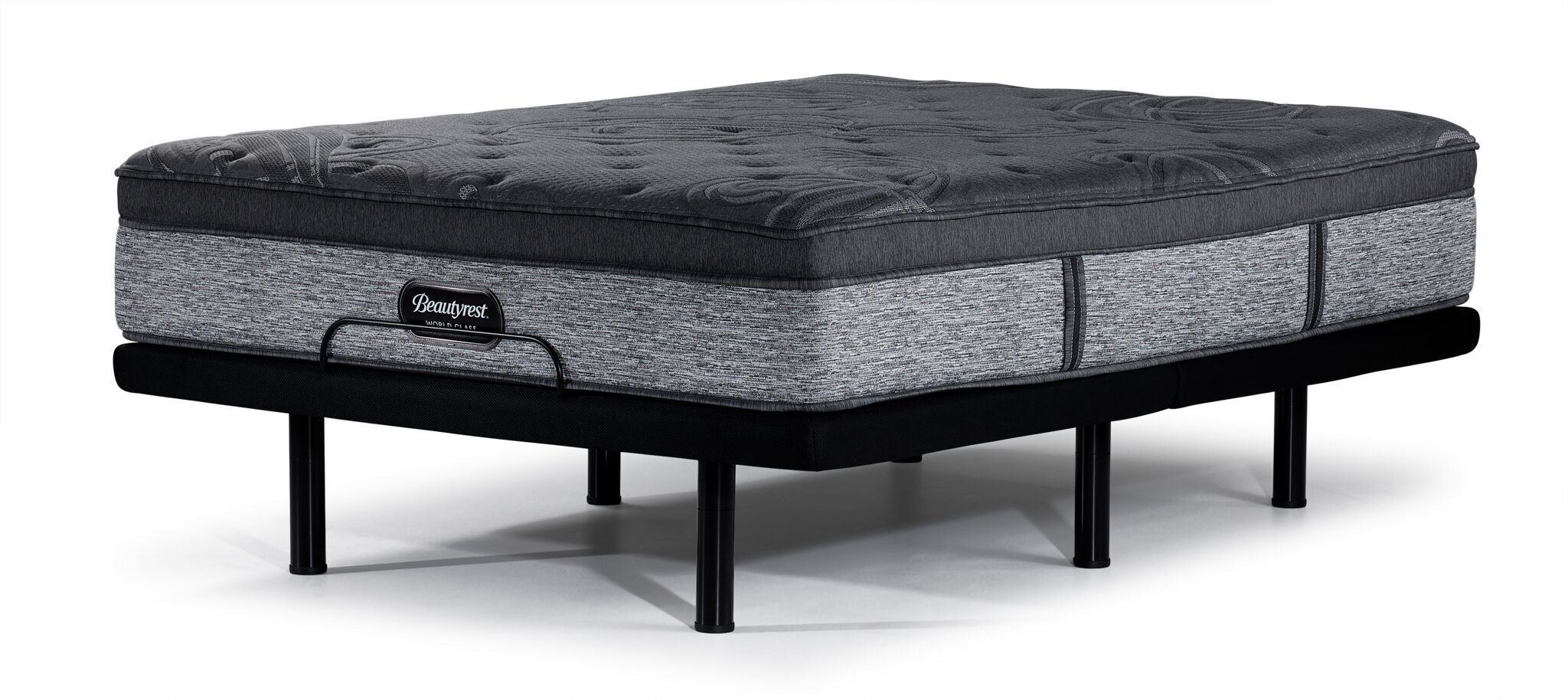 Beautyrest World Class Monarch Firm Twin XL Mattress and L2 Motion Pro Adjustable Base