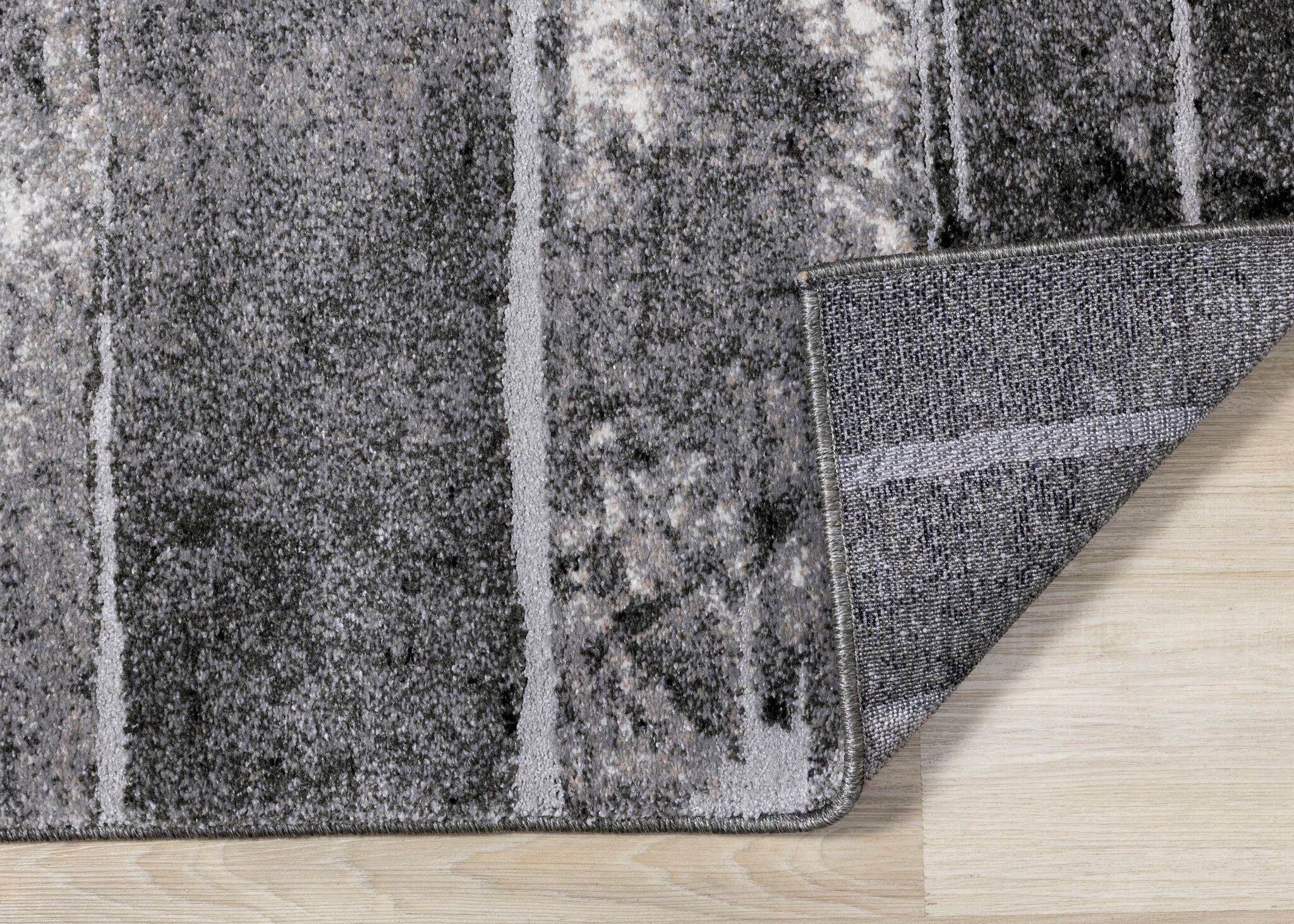 Montana 7'10" x 10'6" Barn Door Area Rug - Grey, Cream