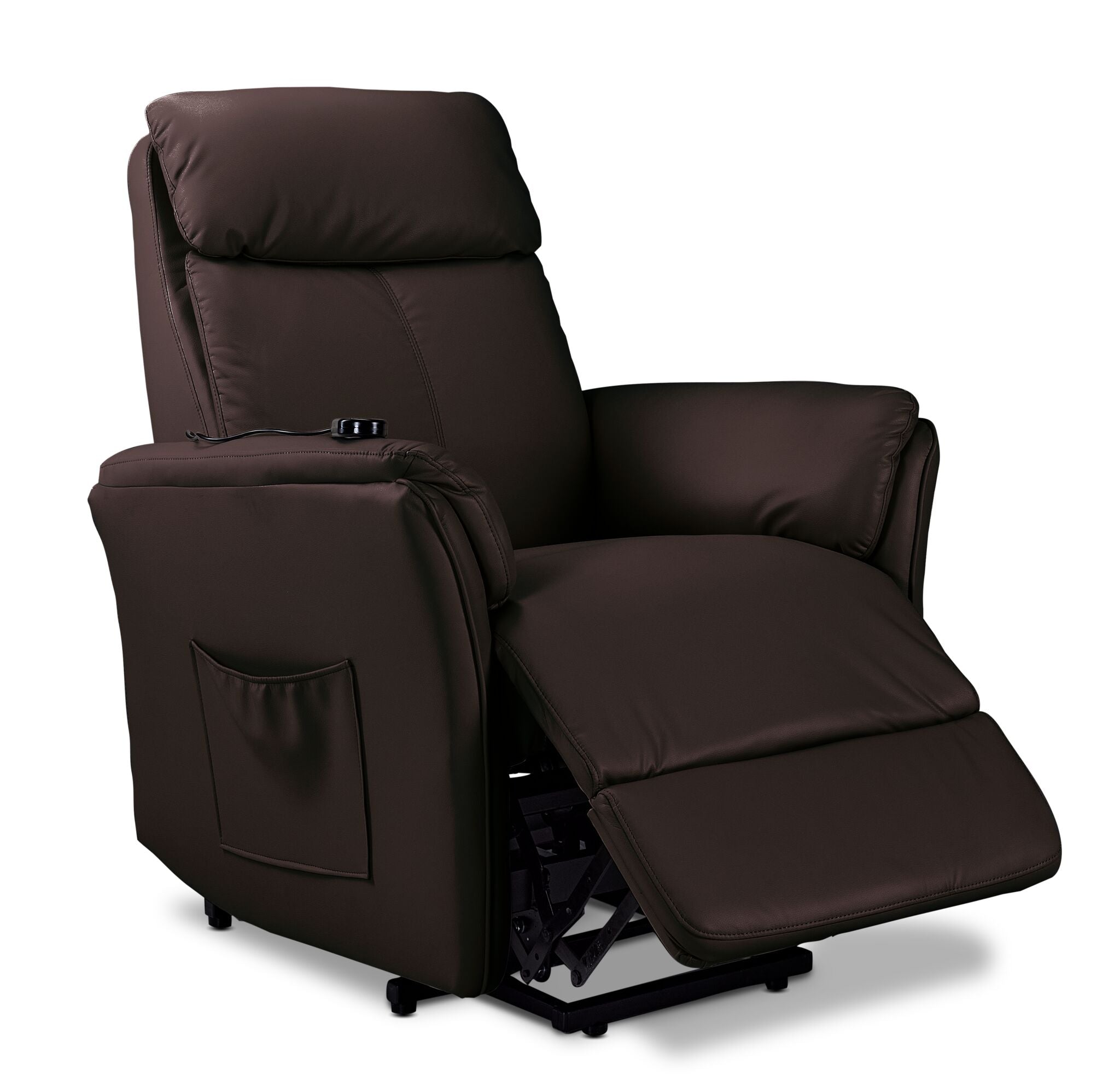 Morgan Power Lift Recliner - Dark Brown