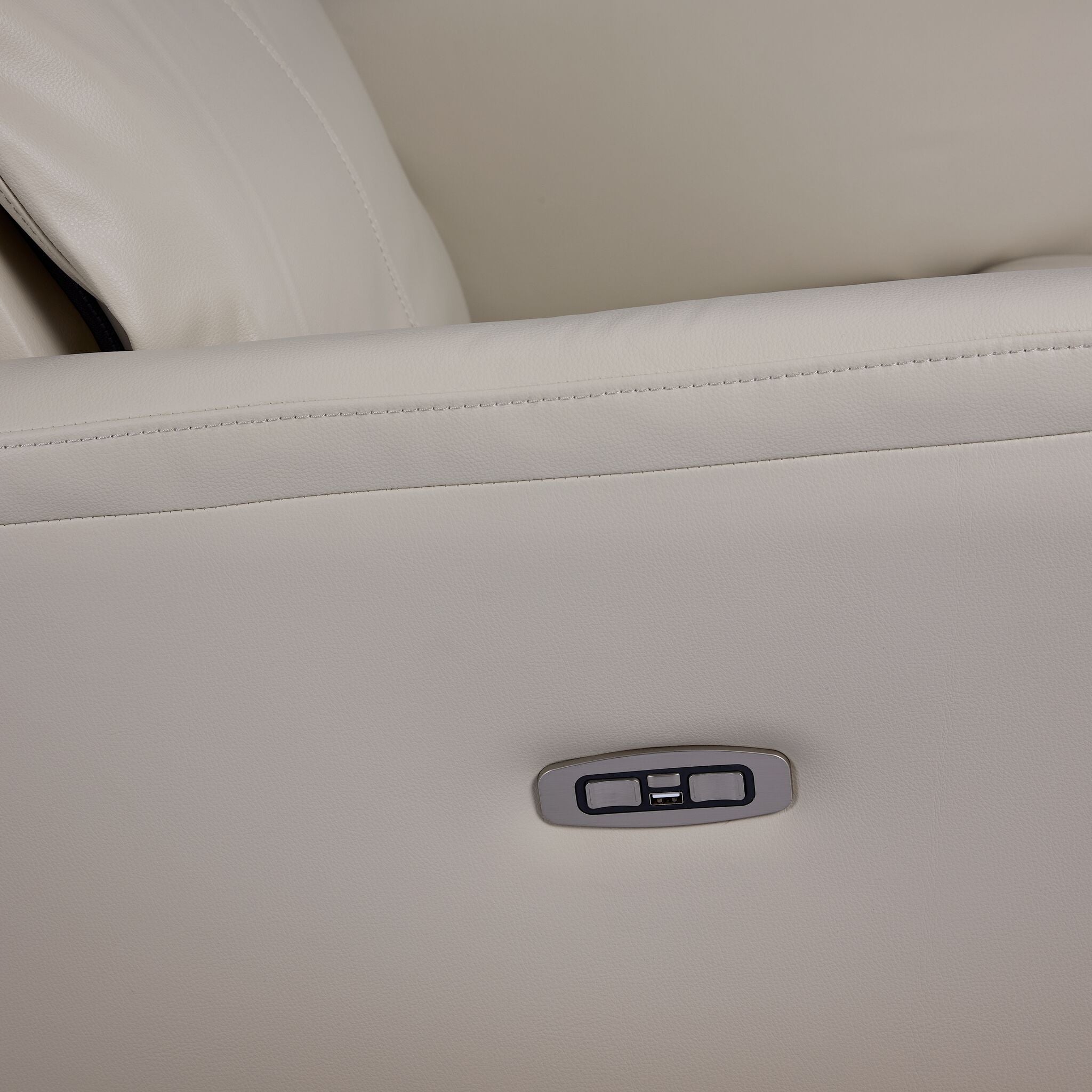 Morgan Swivel Glider Power Recliner - Taupe
