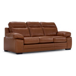 Morrison II Leather Sofa - Cognac