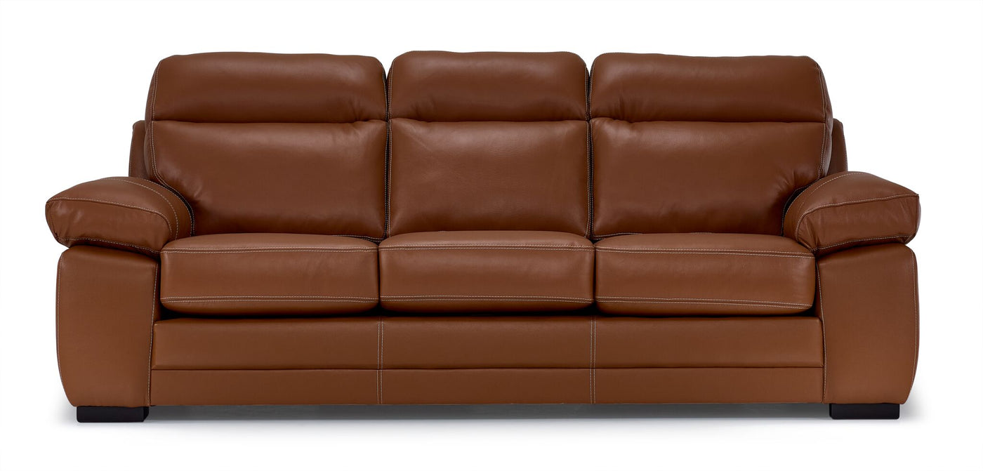 Morrison II Leather Sofa - Cognac
