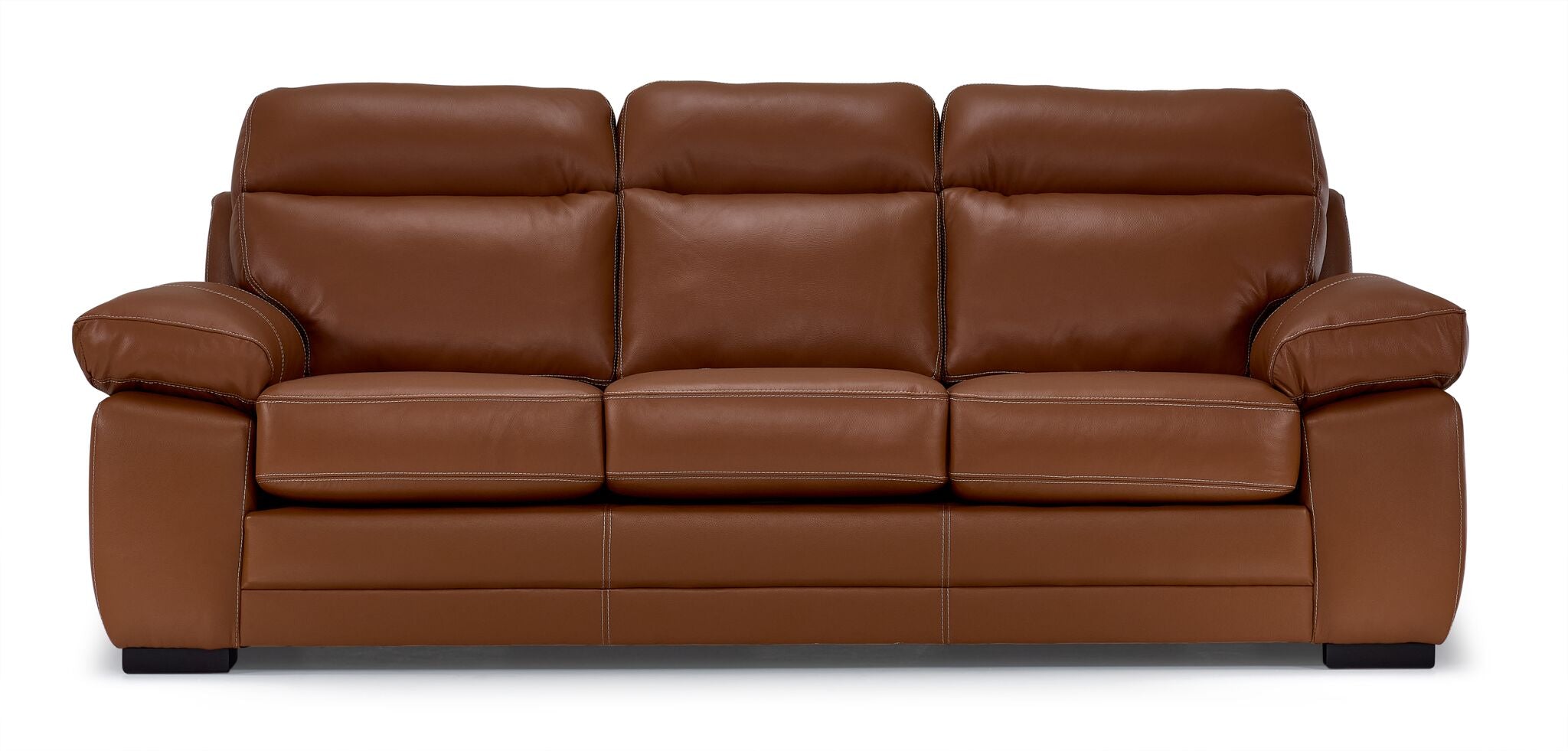 Morrison II Leather Sofa - Cognac