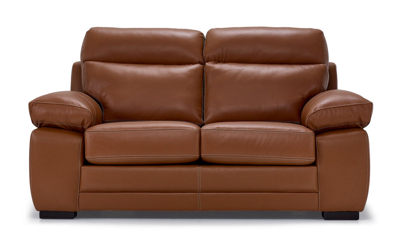 レオ&ココ Morrison II Leather Loveseat - Cognac | Leon's