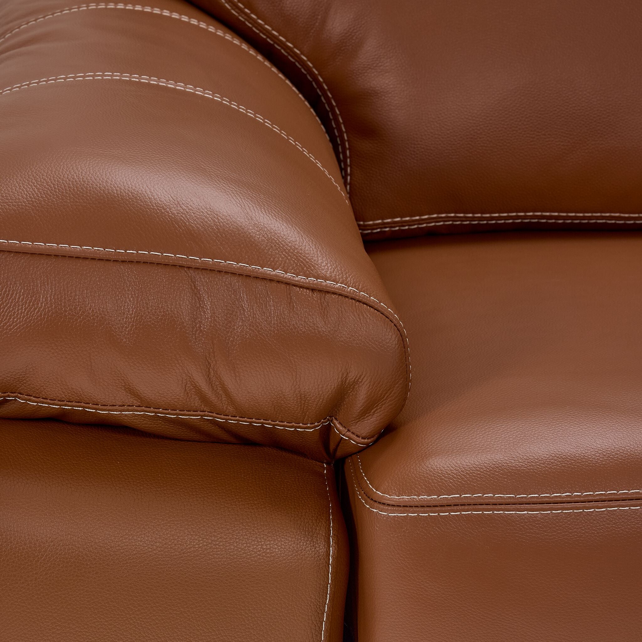 Morrison II Leather Chair - Cognac