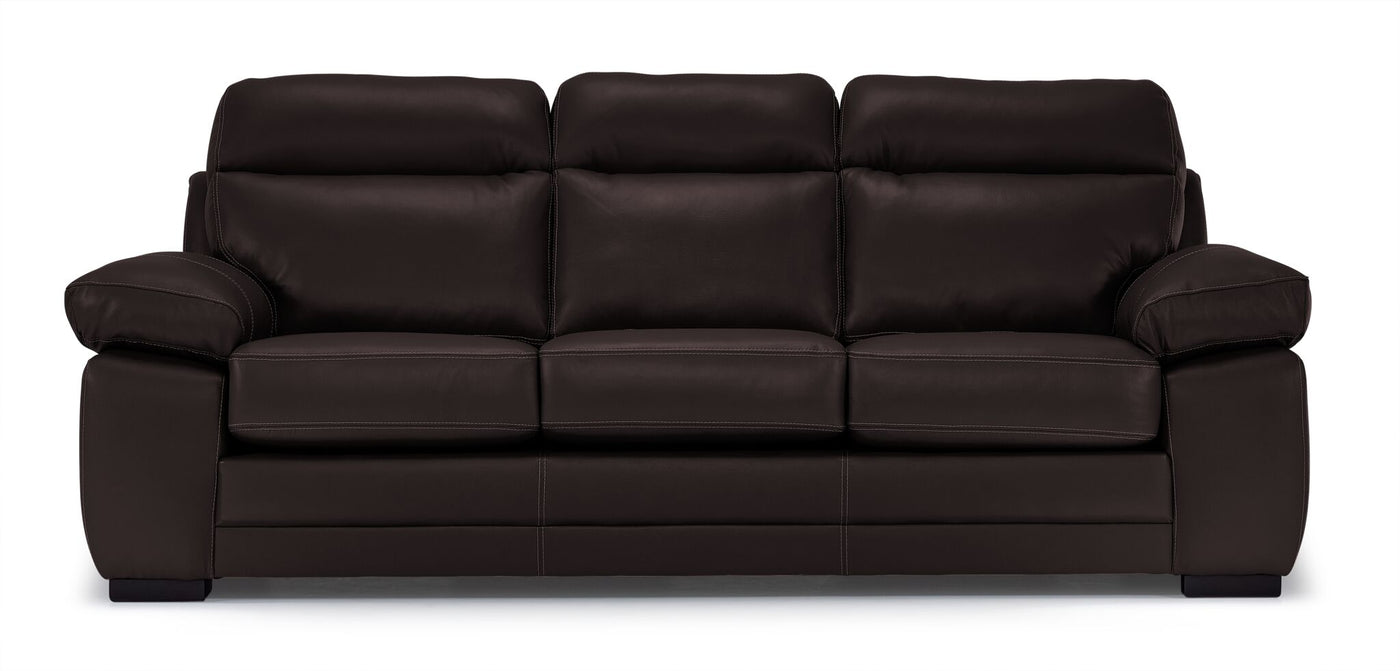 Morrison II Leather Sofa - Brown