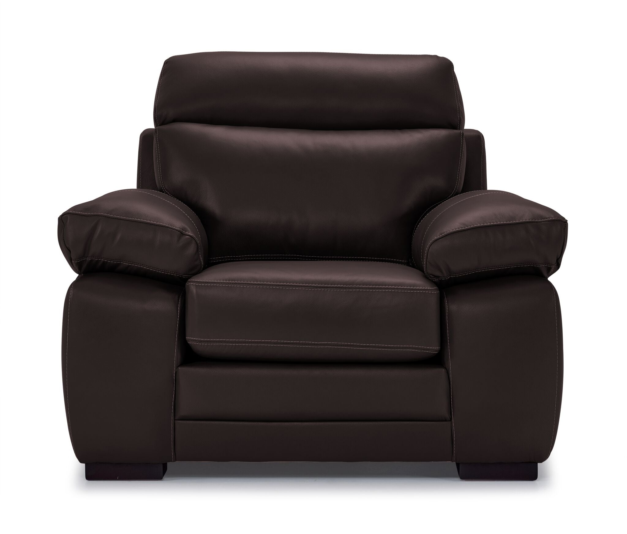 Morrison II Leather Chair - Brown