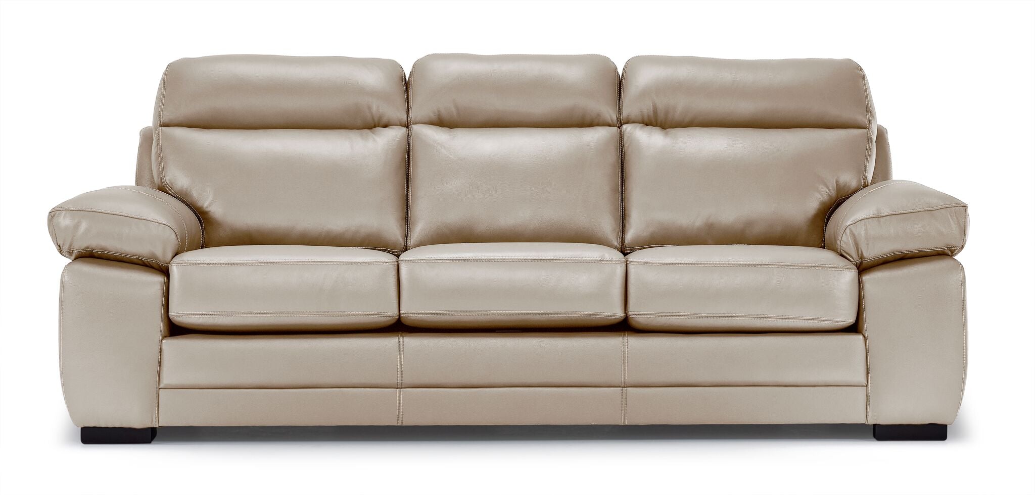 Morrison II Leather Sofa - Beige