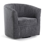 Myles Swivel Chair - Grey