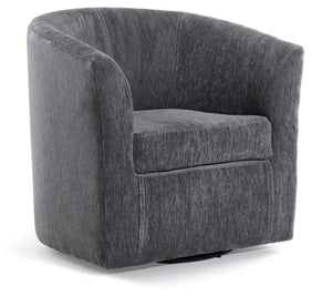 Myles Swivel Chair - Grey