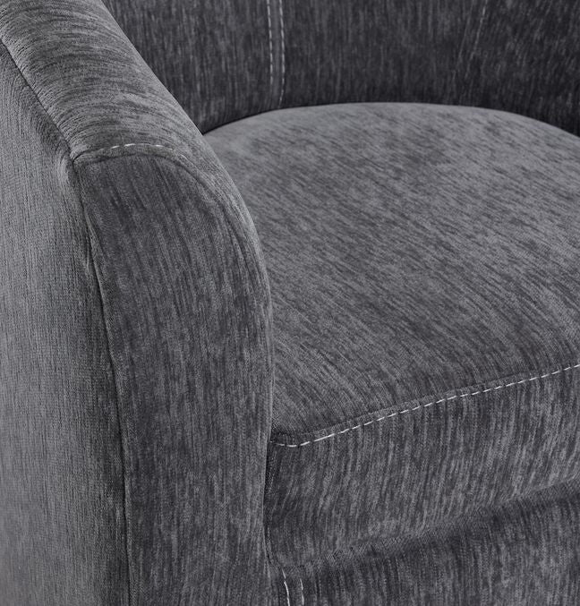 Myles Swivel Chair - Grey