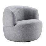 Myra Swivel Accent Chair - Grey
